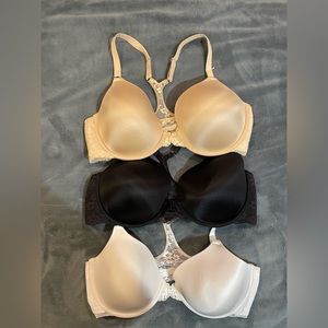 Maidenform lace racer back underwire bras 38D